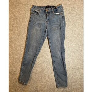 Kendall + Kylie Ultra Babe Skinny Jeans Medium Wash Blue Denim Size 7/28
